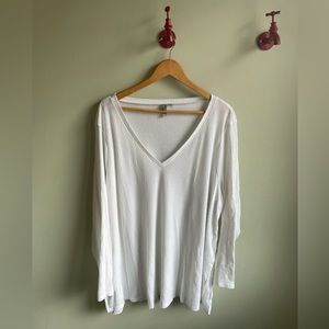 ASOS || Curve Ribbed V-Neck Dress